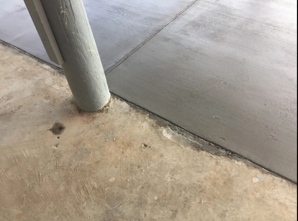 Finished concrete surface — Skystone Homes LLC project