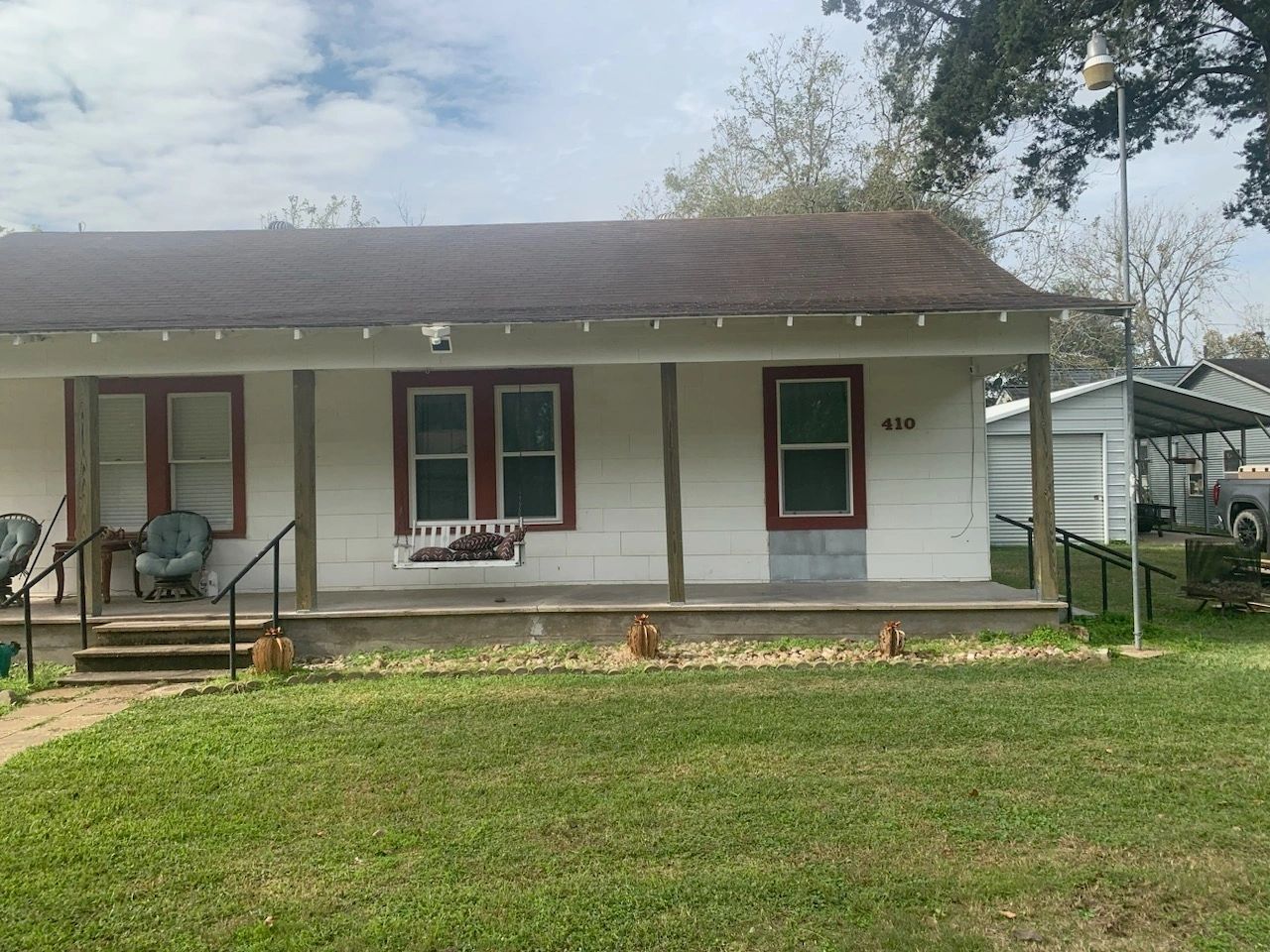 Exterior paint and porch posts — finished — Skystone Homes LLC project