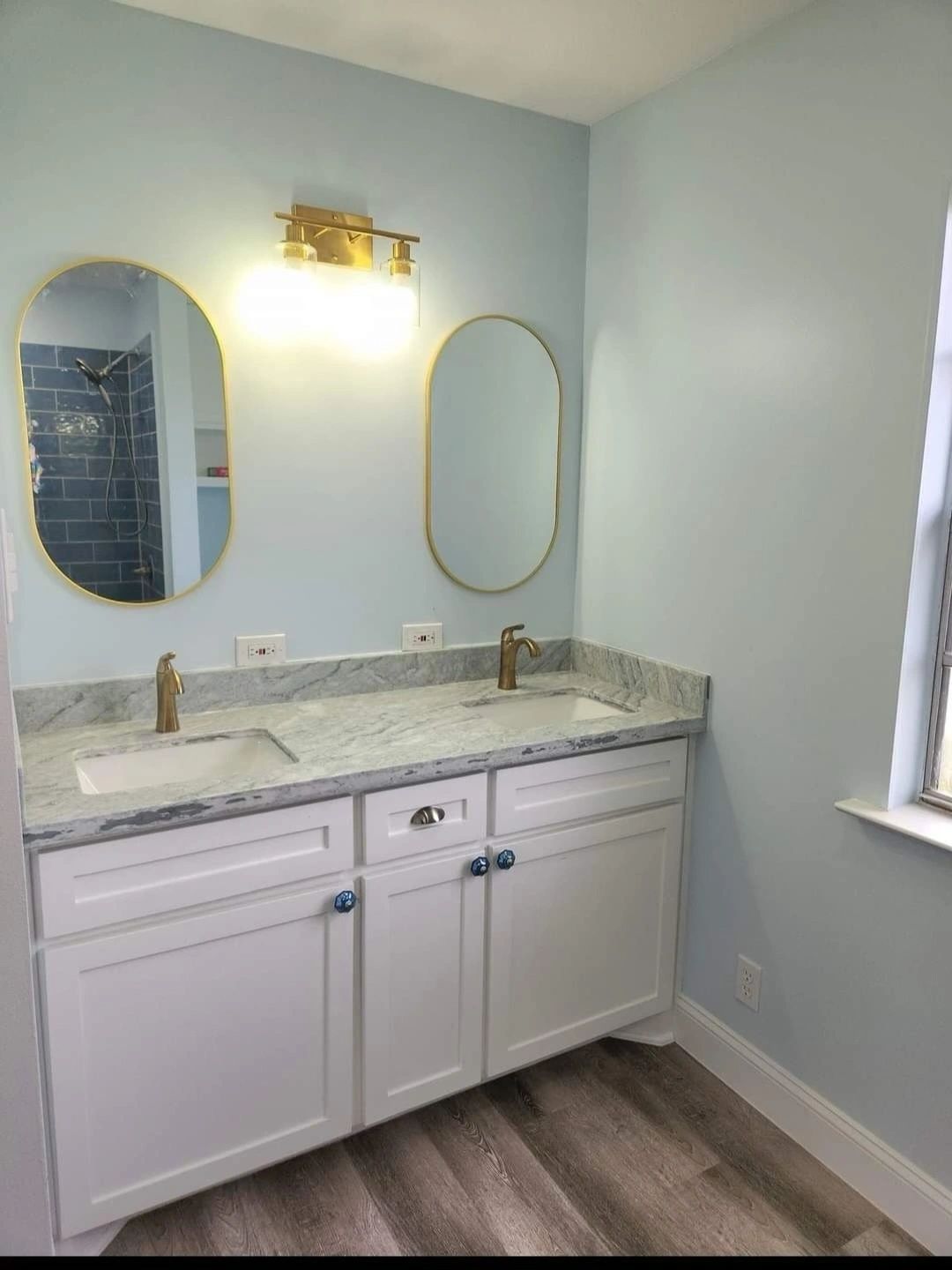 Remodeled bathroom vanity — Skystone Homes LLC project