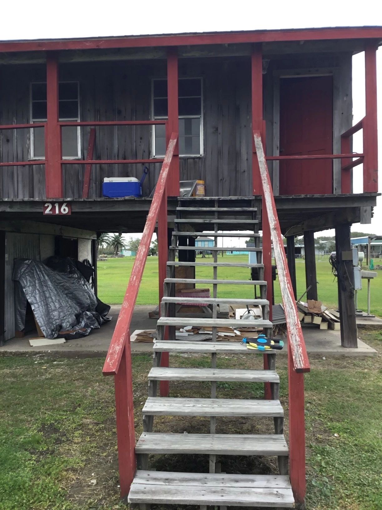 Scaffolding and exterior framing — Skystone Homes LLC project