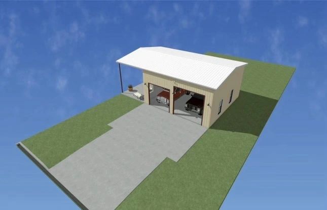 Home exterior concept — front view — Skystone Homes LLC project
