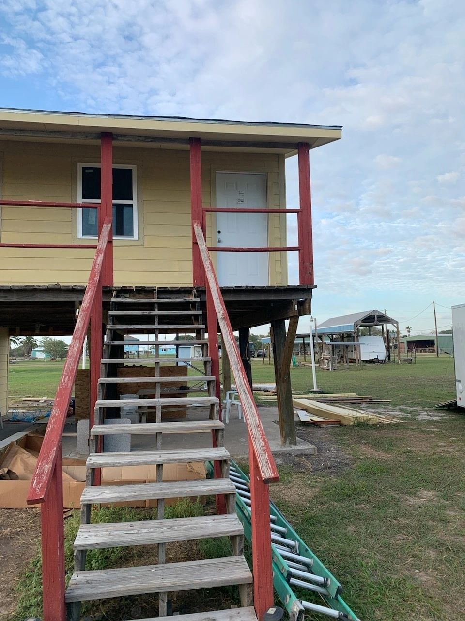 Exterior renovation — framing progress — Skystone Homes LLC project